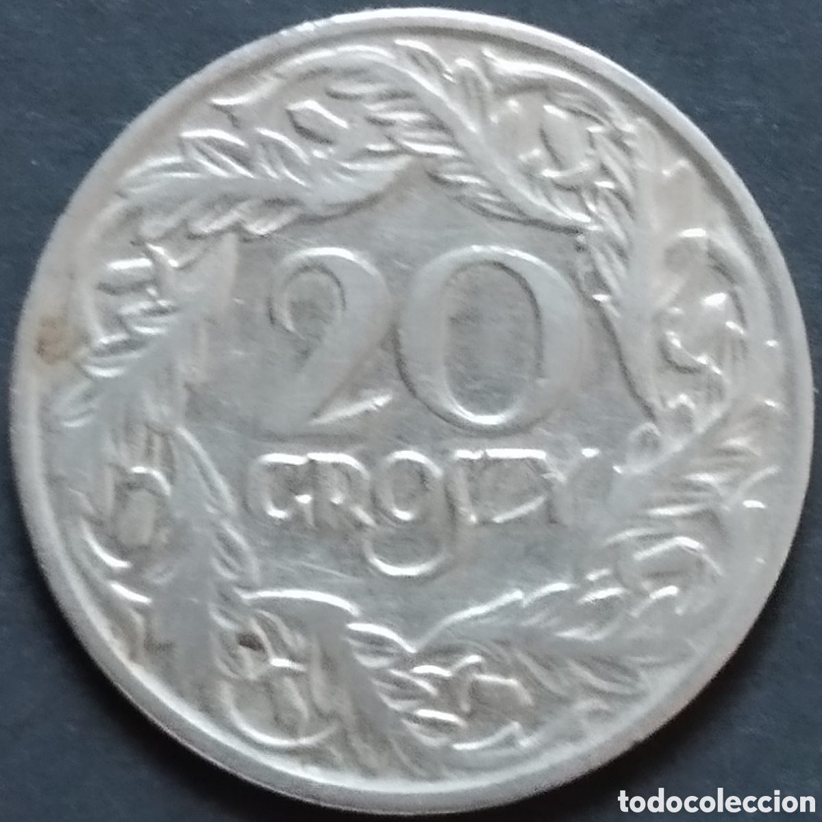 Monedas antiguas de Europa: MONEDA - POLONIA 20 GROSZY 1923 (MAGNETICA)