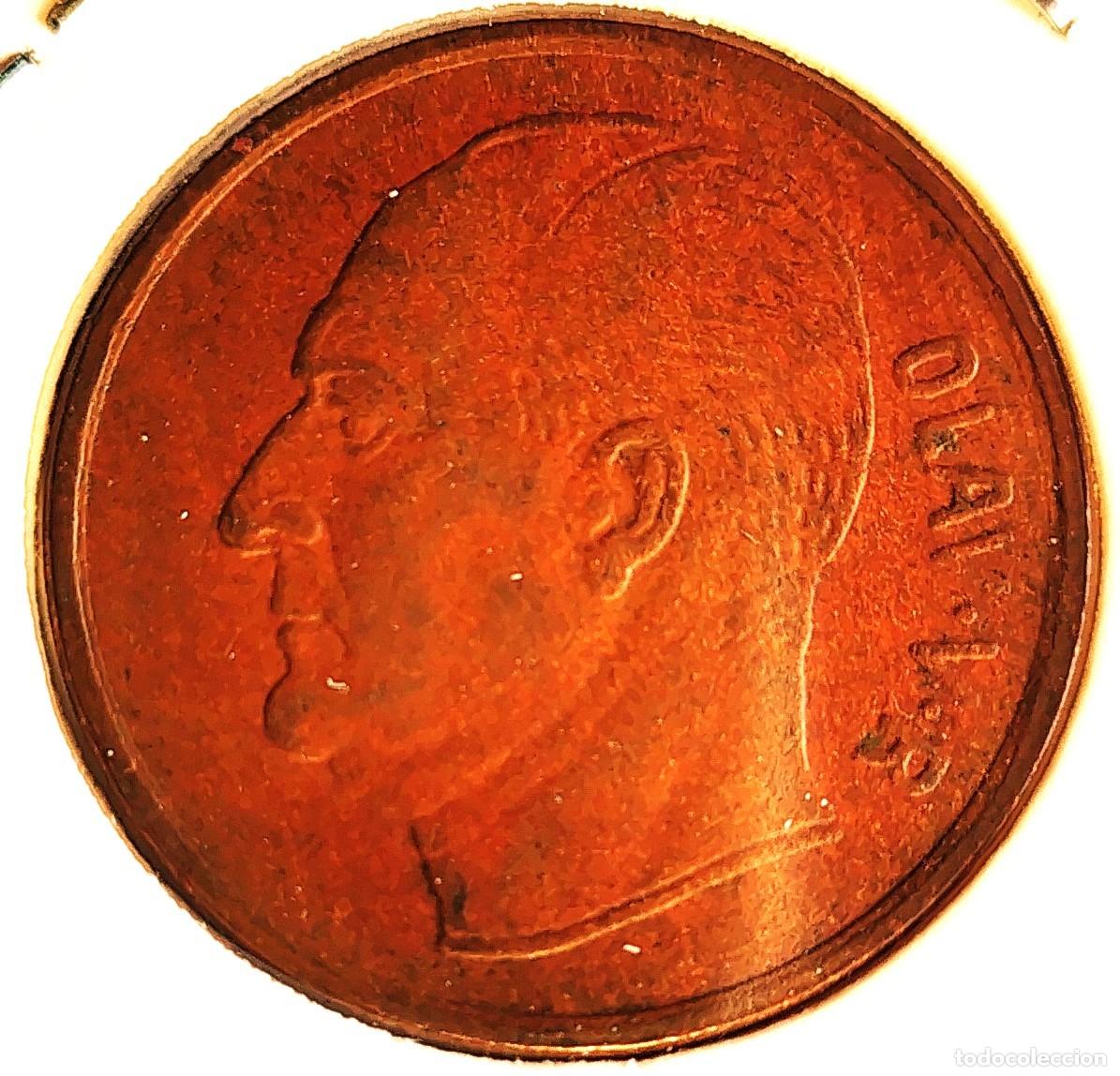 Monedas antiguas de Europa: NORUEGA (1958-1991) - 5 ORE 1971 - REY OLAF V - ALCE - A - 8 GR. BRONCE - DIAMETRO 27 mm - KM#405
