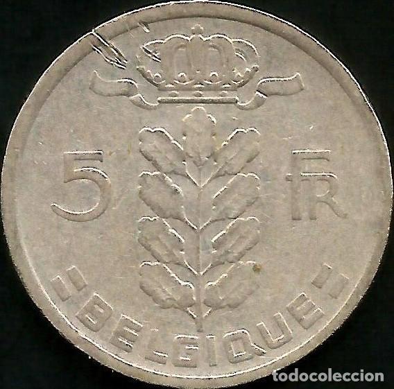 Monedas antiguas de Europa: BELGICA 1950 - 5 FRANCS - KM 134.1 - CIRCULADA