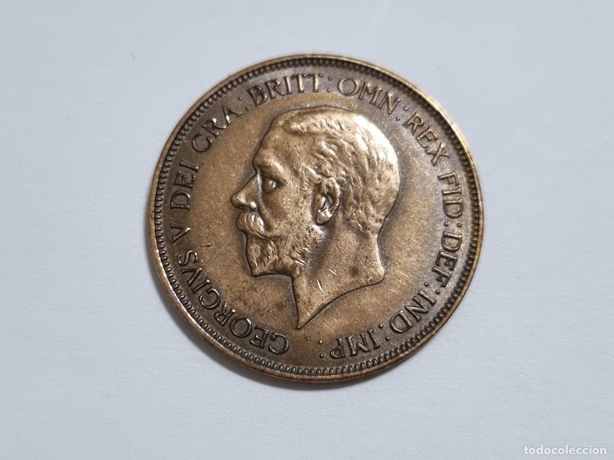 Monedas antiguas de Europa: Antigua Moneda Reino Unido 1 Penique 1935 Gran Breta&ntilde;a Coleccionismo