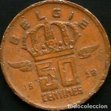 Monedas antiguas de Europa: BELGICA 1958 - 50 CENTIMES - KM 149.1 - CIRCULADA
