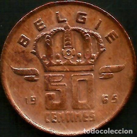 Monedas antiguas de Europa: BELGICA 1965 - 50 CENTIMES - KM 149.1 - CIRCULADA