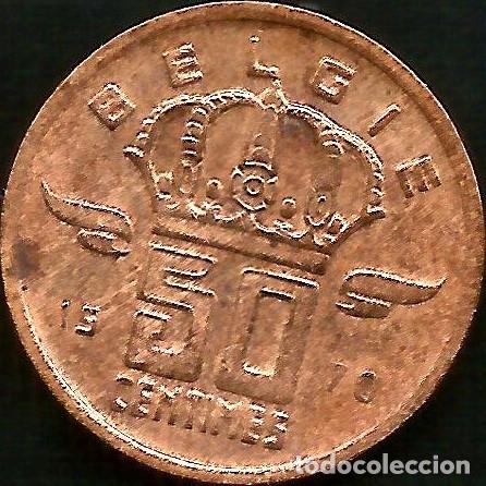 Monedas antiguas de Europa: BELGICA 1970 - 50 CENTIMES - KM 149.1 - CIRCULADA