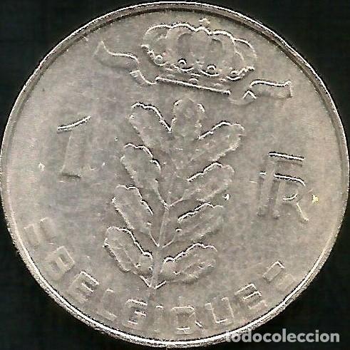 Monedas antiguas de Europa: BELGICA 1977 - 1 FRANC - KM 142.1 - CIRCULADA