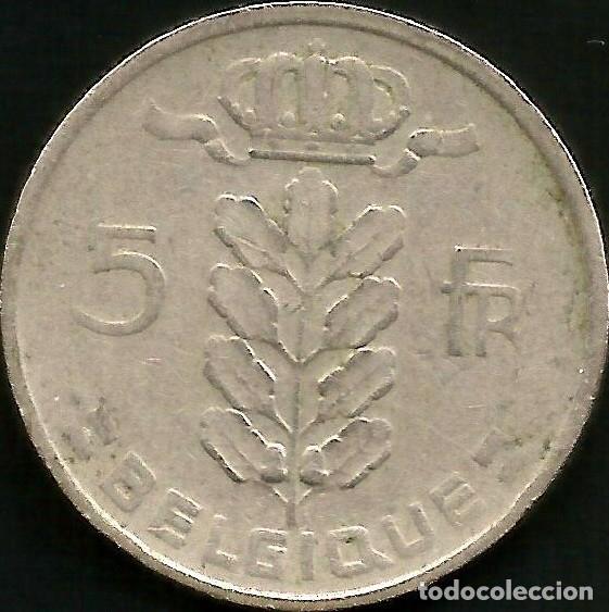 Monedas antiguas de Europa: BELGICA 1948 - 5 FRANCS - KM 134.1 - CIRCULADA