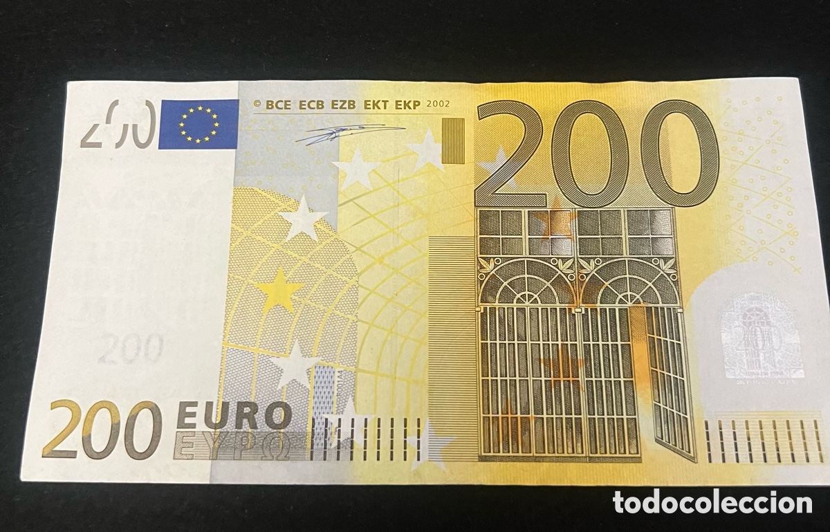 Monedas antiguas de Europa: BILLETE DE 200 Euros de 2002