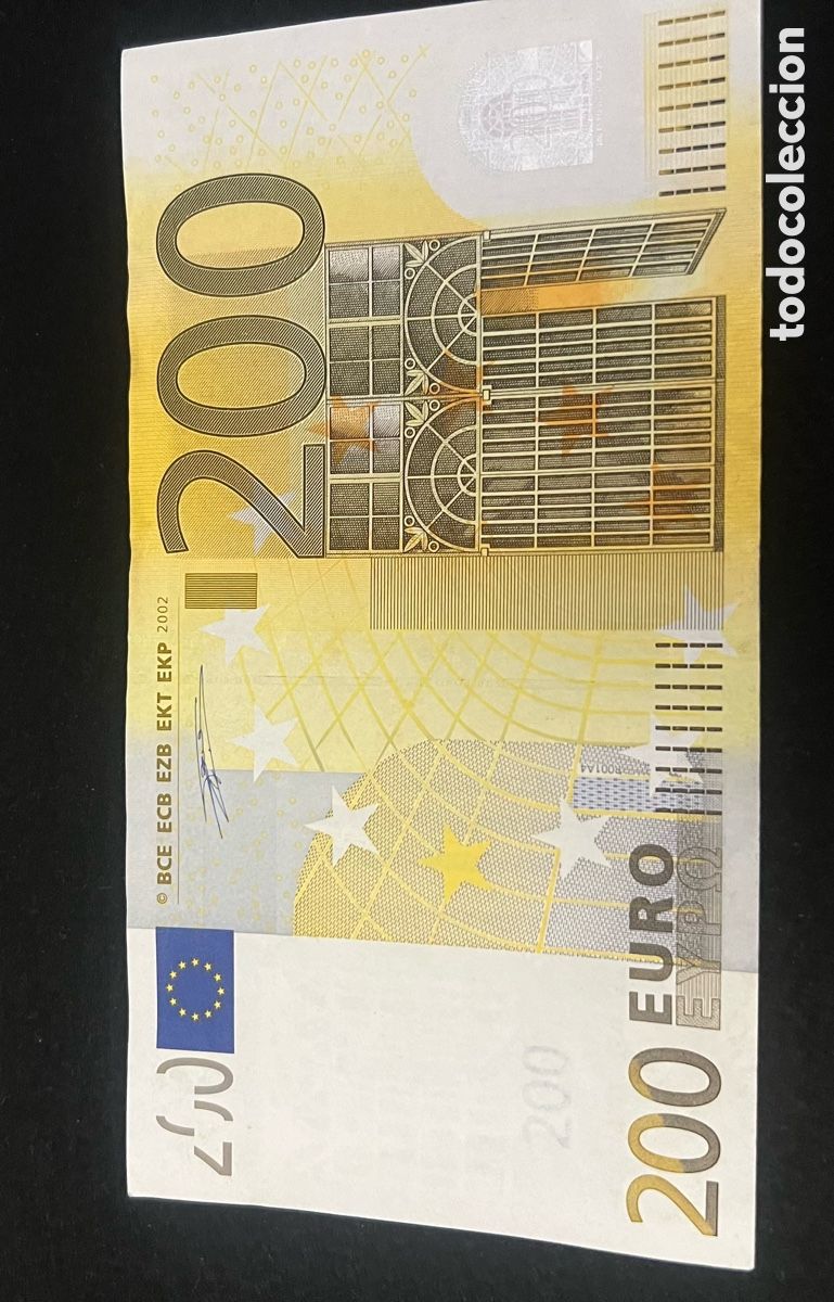 Alte M&uuml;nzen aus Europa: BILLETE DE 200 Euros de 2002