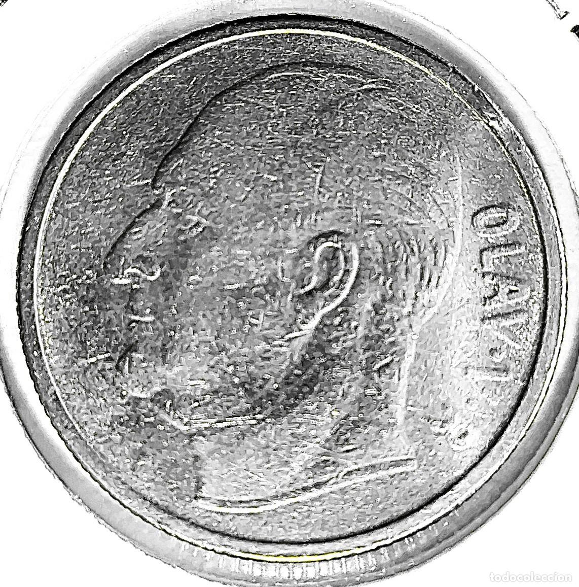 Monedas antiguas de Europa: NORUEGA (1958-1991) - 1 CORONA 1968 - REY OLAF V - A - 7 GR. COBRE-NICKEL - DIAMETRO 25 mm - KM#409