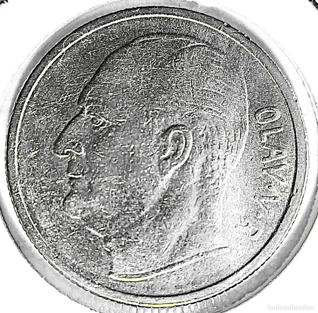 Monedas antiguas de Europa: NORUEGA (1958-1991) - 1 CORONA 1967 - REY OLAF V - A - 7 GR. COBRE-NICKEL - DIAMETRO 25 mm - KM#409