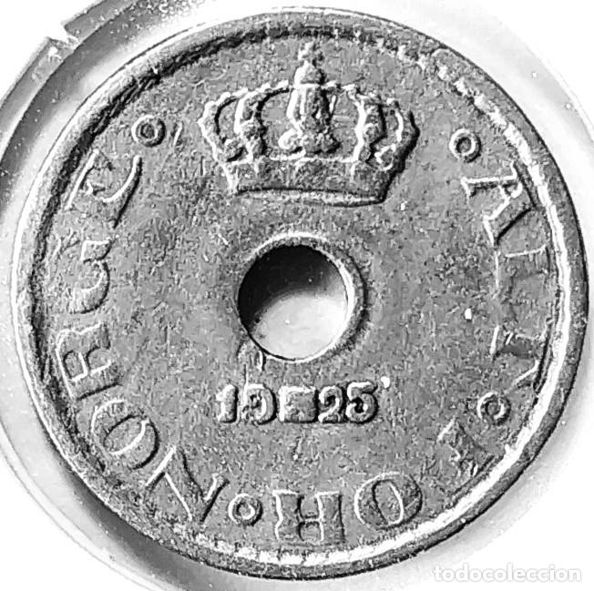 Monedas antiguas de Europa: NORUEGA (1906-1957) - 10 ORE 1925 - REY HAAKON VII - A - 1,50 GR. CUPRONIQUEL - DIAMETRO 15 mm