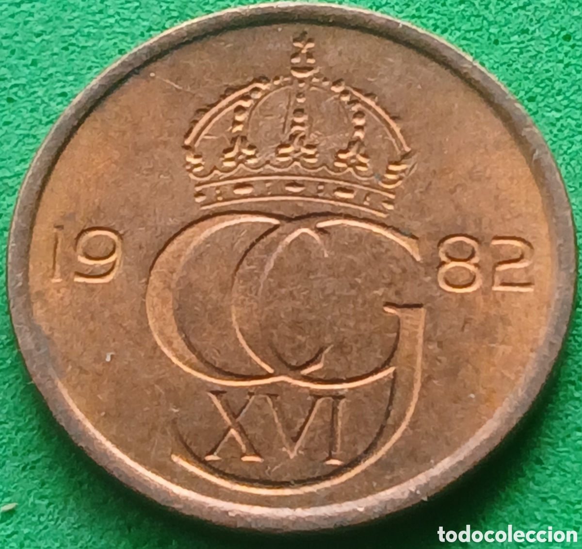 Monedas antiguas de Europa: Suecia 5 ore 1982 km#849