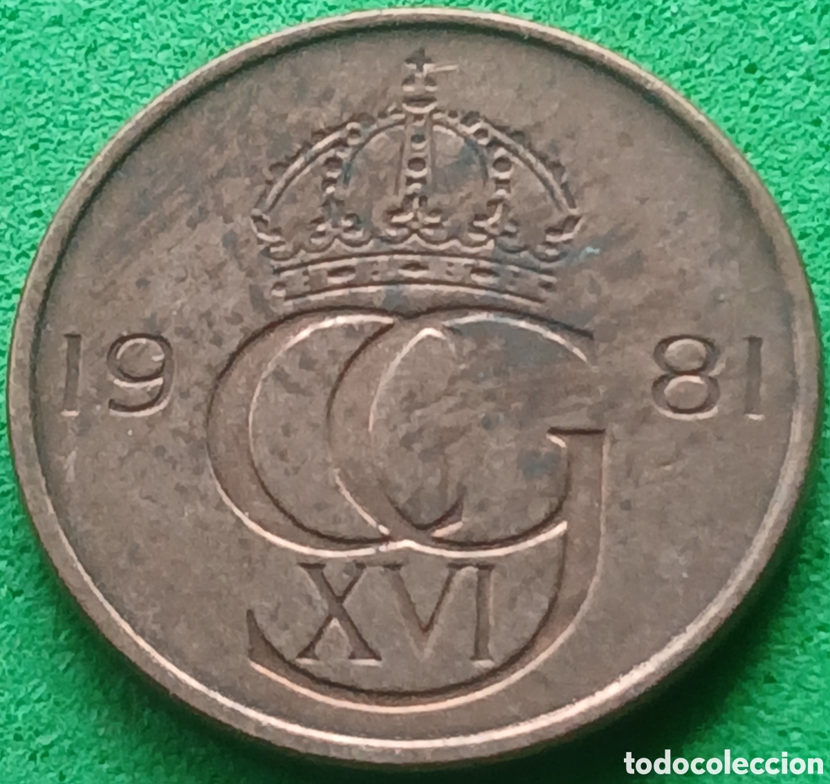 Monedas antiguas de Europa: Suecia 5 ore 1981 km#849
