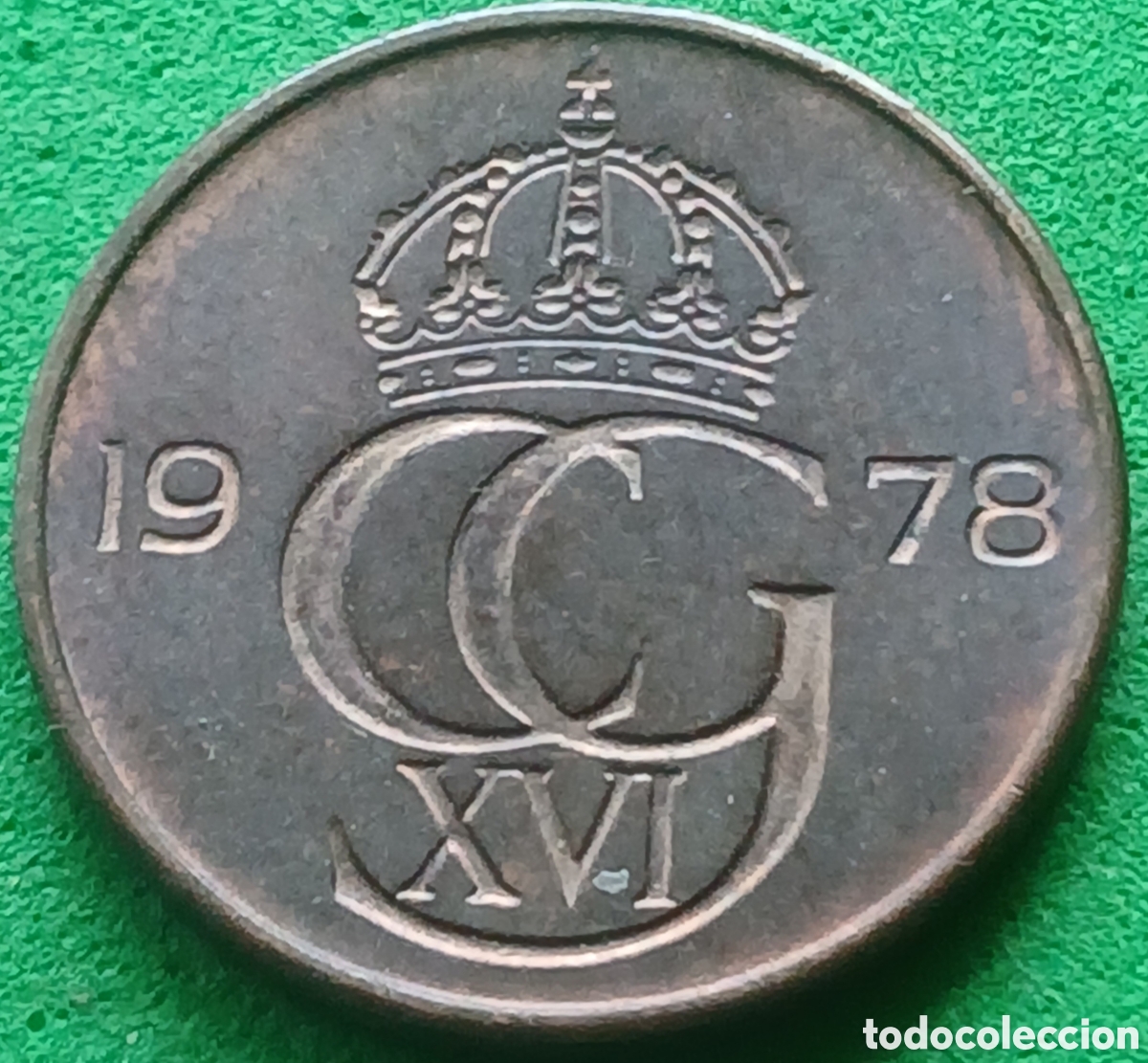 Monedas antiguas de Europa: Suecia 5 ore 1978 km#849