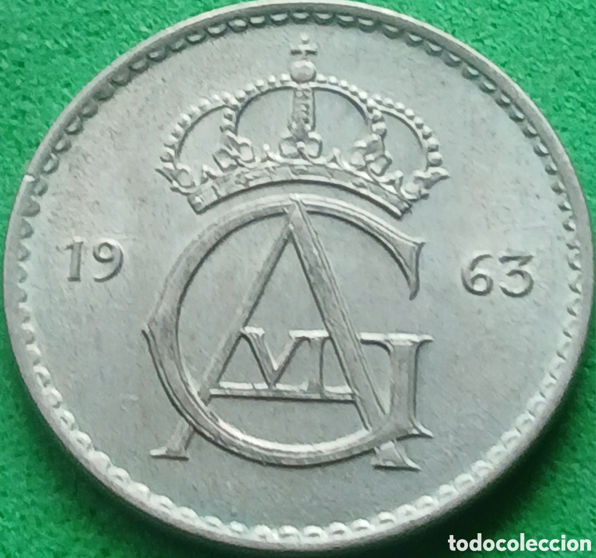 Monedas antiguas de Europa: Suecia 50 ore 1963 km#837