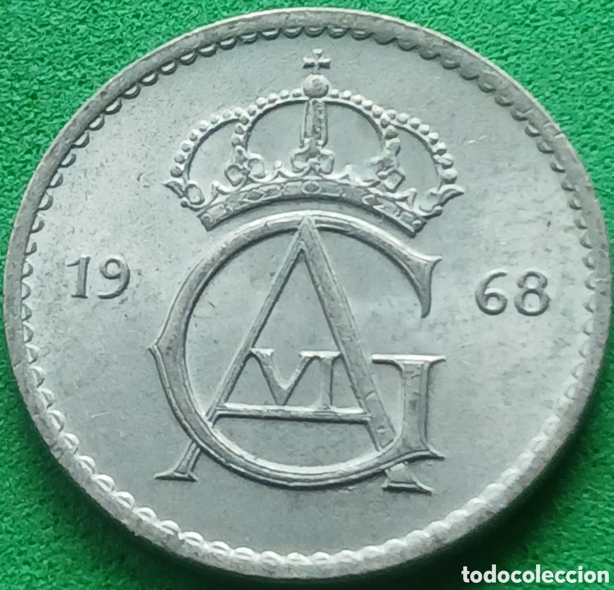Monedas antiguas de Europa: Suecia 50 ore 1968 km#837
