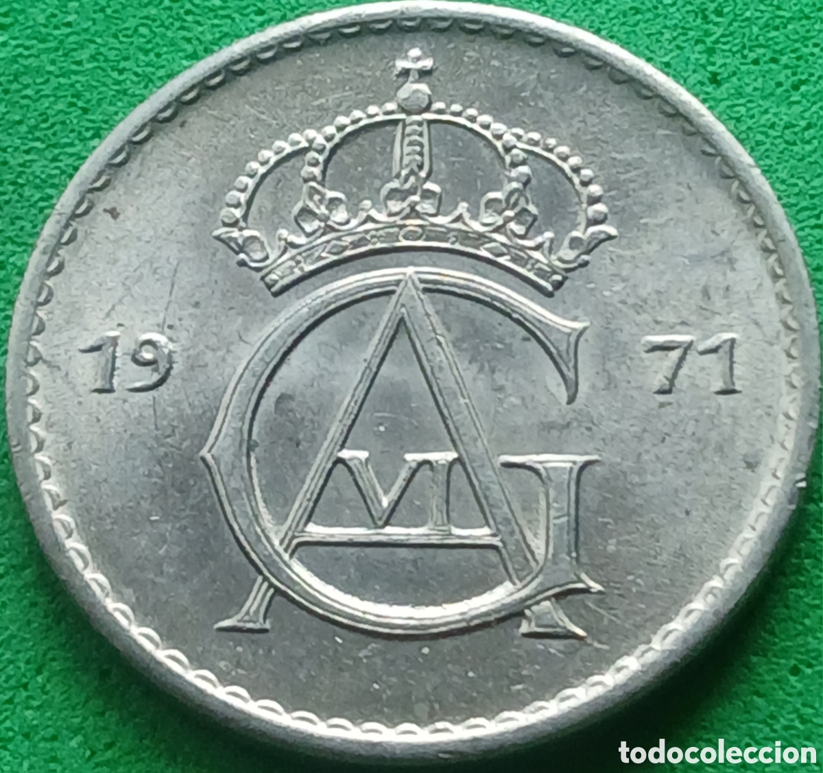 Monedas antiguas de Europa: Suecia 50 ore 1971 km#837