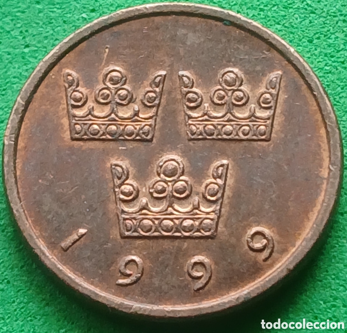 Monedas antiguas de Europa: Suecia 50 ore 1999 km#878