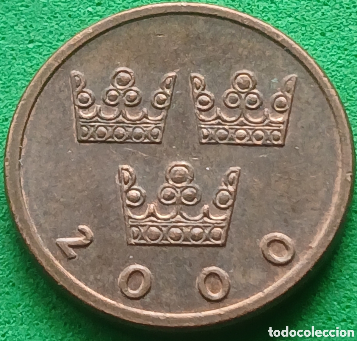 Monedas antiguas de Europa: Suecia 50 ore 2000 km#878