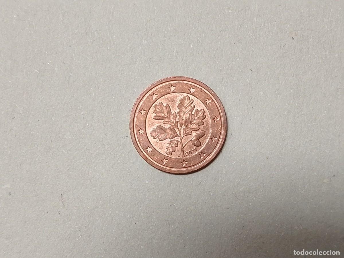 Monedas antiguas de Europa: Moneda de 2 centimos de euro Alemania, a&ntilde;o 2011