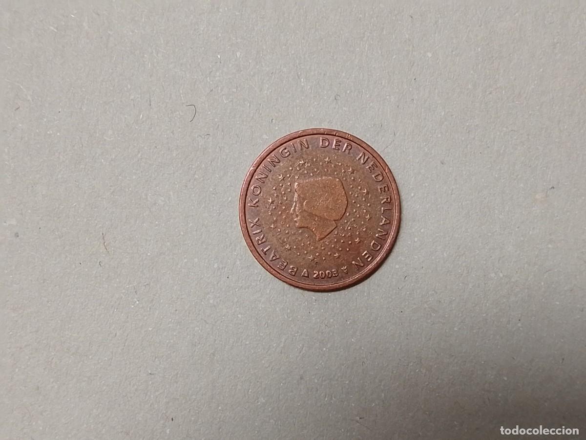 Monedas antiguas de Europa: Moneda de 2 centimos de euro Holanda, a&ntilde;o 2003