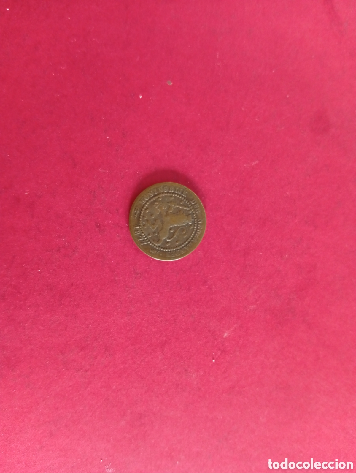 Monedas antiguas de Europa: 1 cent de Holanda 1877