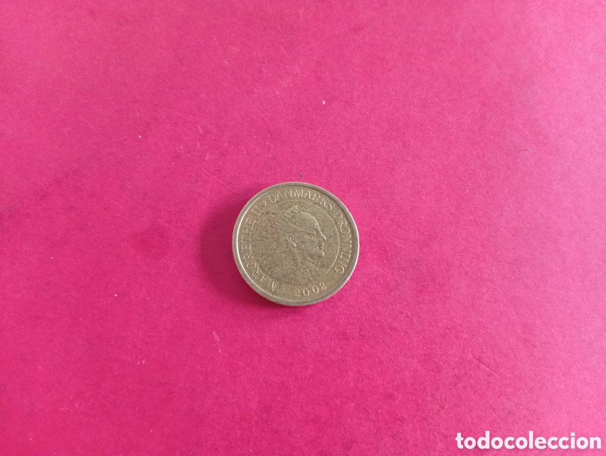 Monedas antiguas de Europa: 10 coronas de Dinamarca 2002