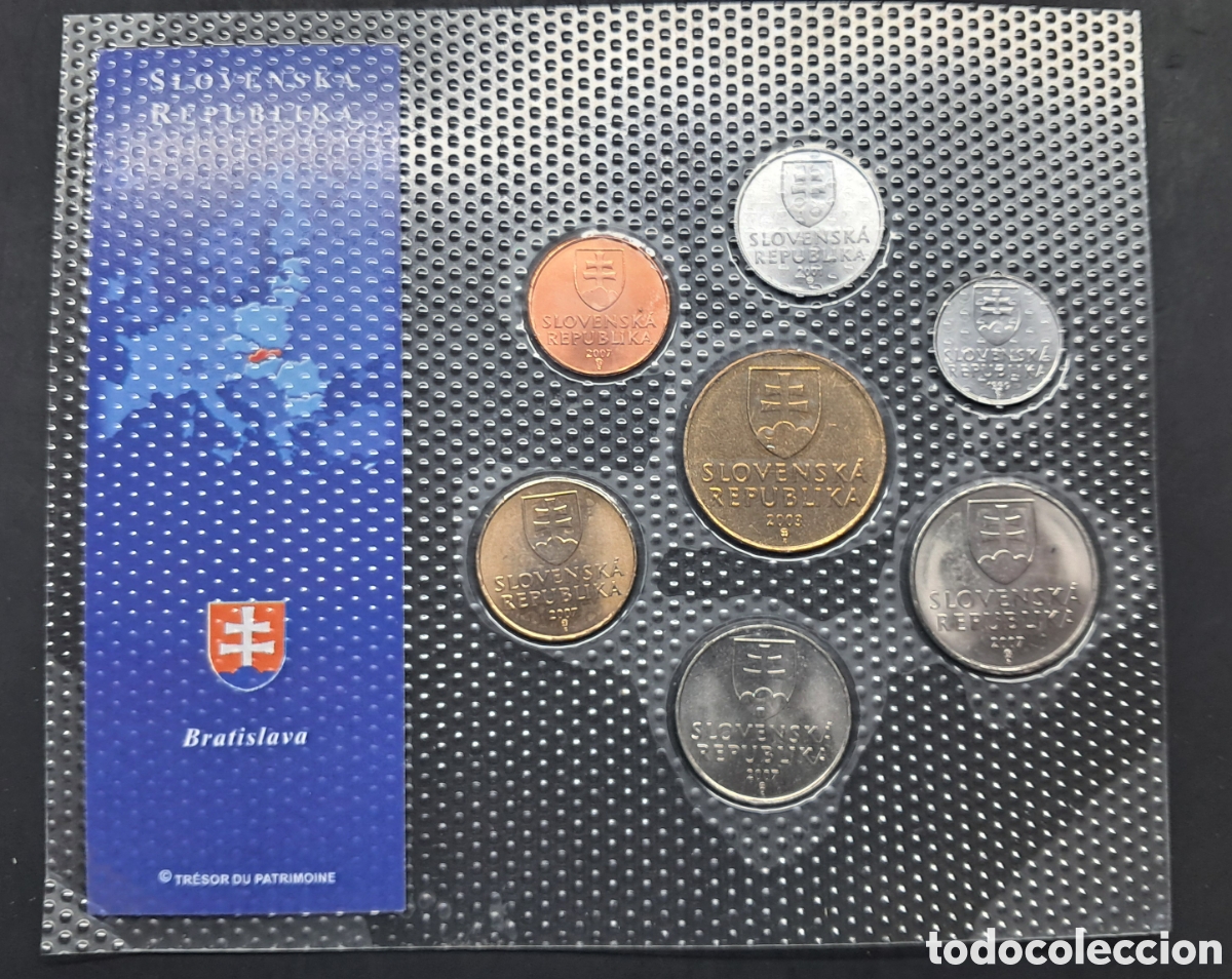 Monedas antiguas de Europa: Set monedas Eslovaquia 2007