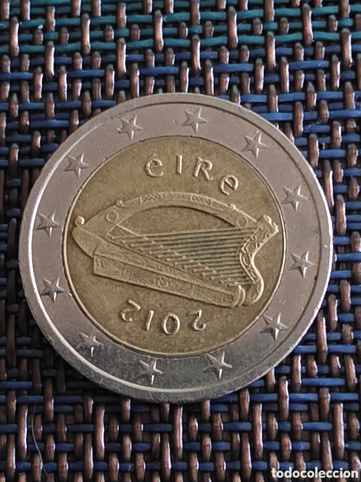 Monedas antiguas de Europa: MONEDA 2 EUROS IRLANDA