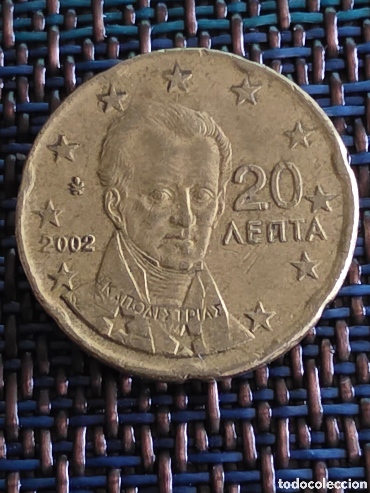 Monedas antiguas de Europa: MONEDA 20 CTS DE GRECIA