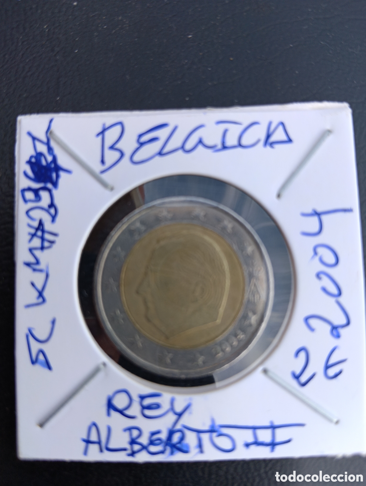 Monedas antiguas de Europa: Moneda B&eacute;lgica 2&euro; SC 2004 rey Alberto