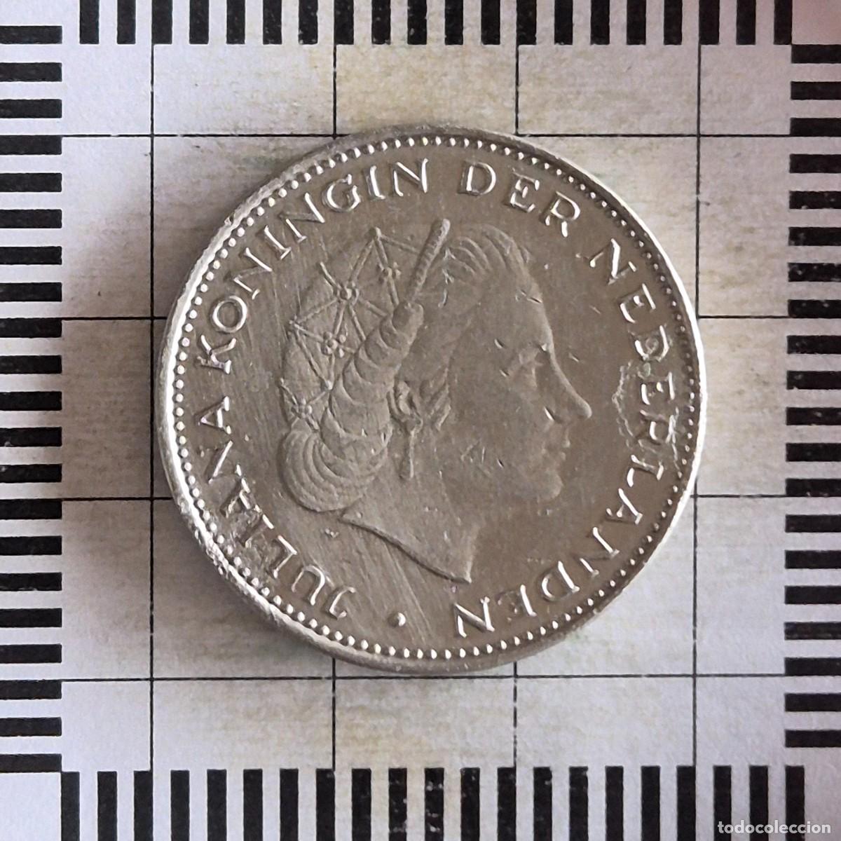 Monedas antiguas de Europa: 2 1/2 GULDEN, NEDERLAND. JULIANA, 1980. (KM#191).