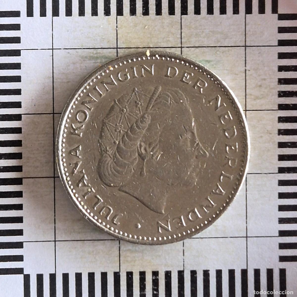 Monedas antiguas de Europa: 2 1/2 GULDEN, NEDERLAND. JULIANA, 1980. (KM#191).