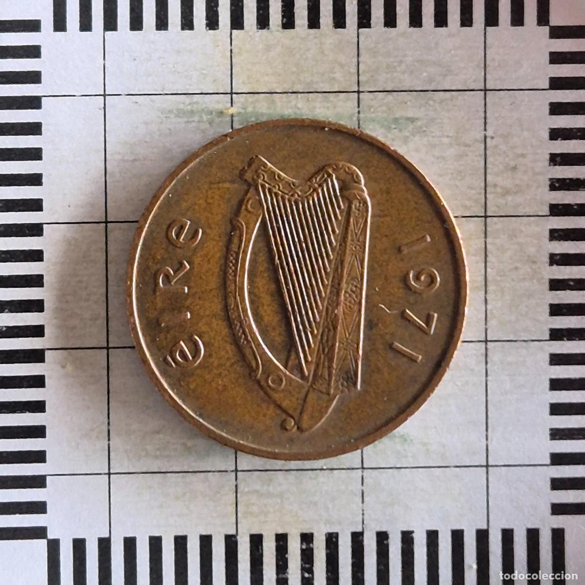Monedas antiguas de Europa: 2 PENIQUES, IRLANDA. 1971. (KM#21).