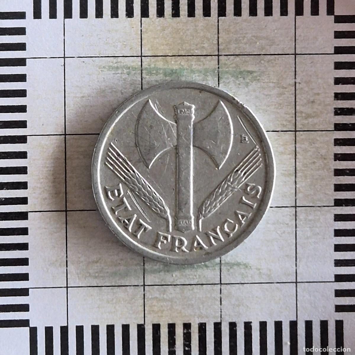 Monedas antiguas de Europa: 1 FRANCO, FRANCIA. 1942. (KM#902.1).