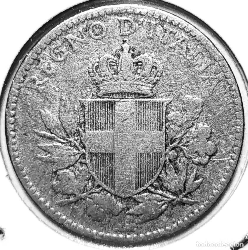 Monedas antiguas de Europa: ITALIA (1900-1946) - 20 CENTESIMOS 1919 R - REY VITTORIO EMANUELE III - C - 4 GR. COBRE-NICKEL