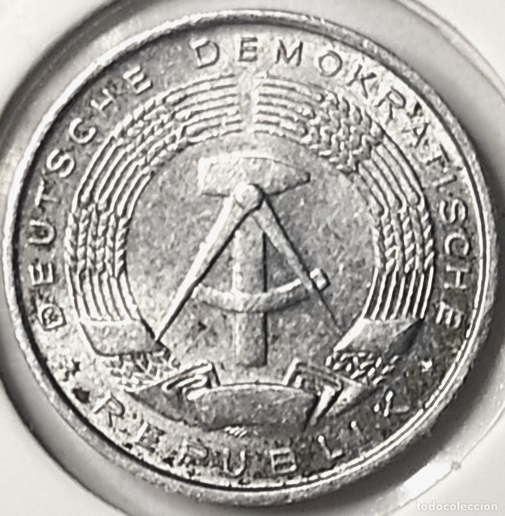 Monedas antiguas de Europa: ALEMANIA ORIENTAL (1948-1990) - 1 PFENNIG 1961 A - B - 0,75 GR. ALUMINIO - DIAMETRO 17 mm - MB