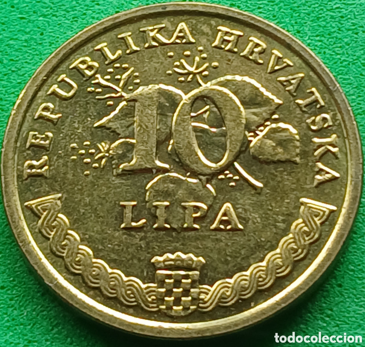 Monedas antiguas de Europa: Croacia 10 lipa 2021 km#6 poco com&uacute;n