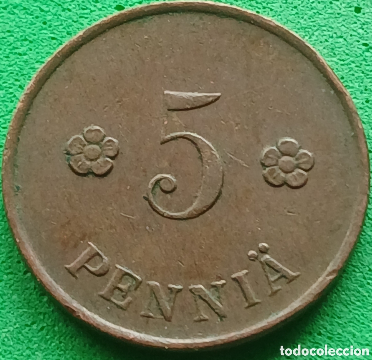 Monedas antiguas de Europa: Finlandia 5 pennia 1920 km#22