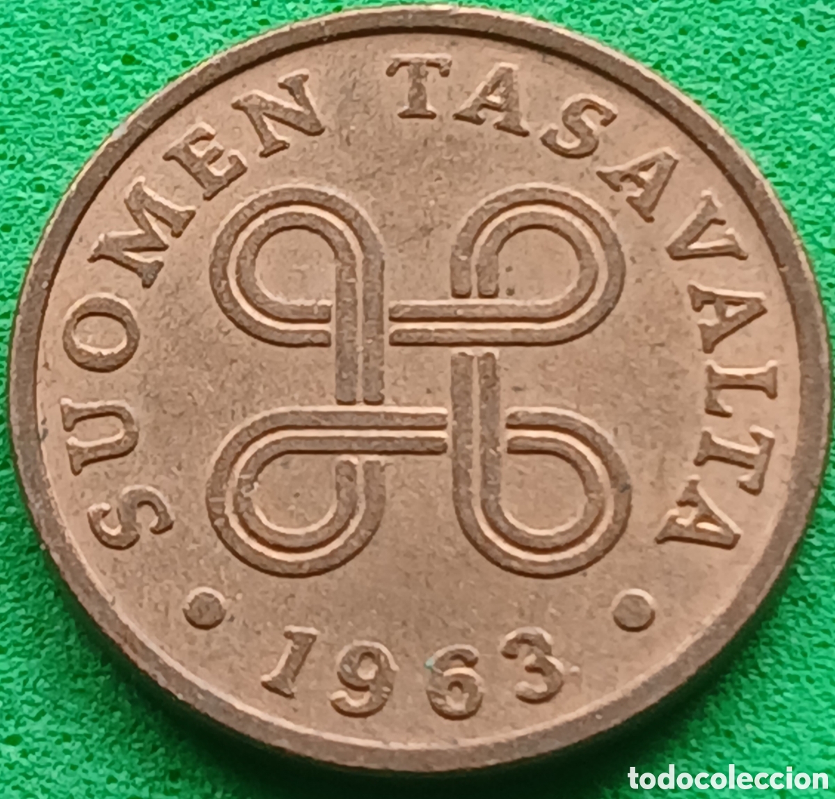 Monedas antiguas de Europa: Finlandia 1 penni 1963 km#44