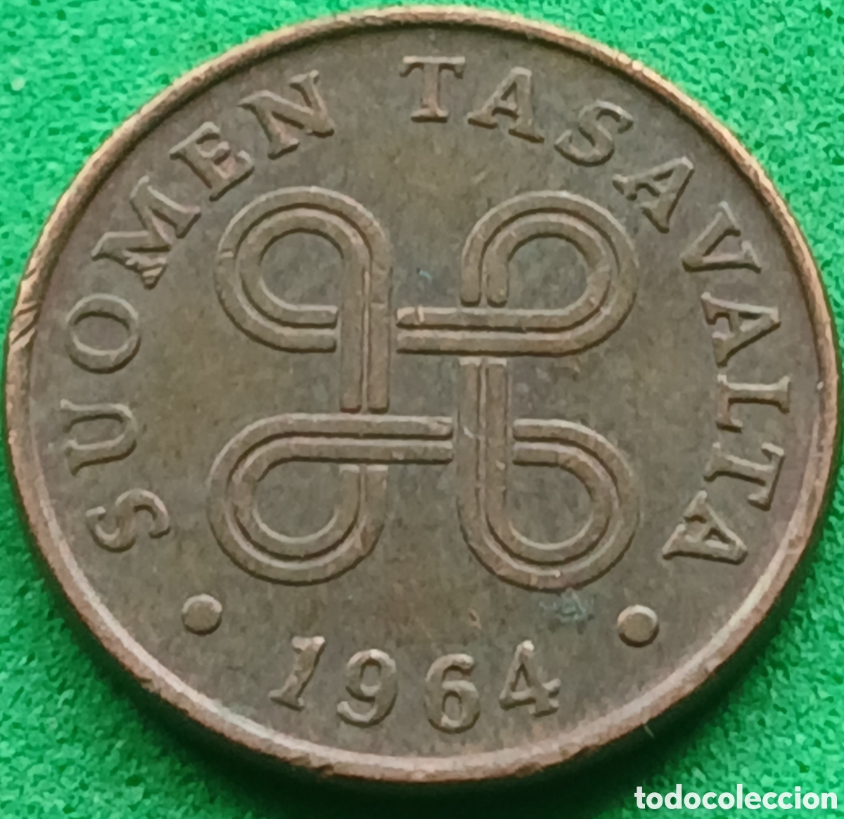 Monedas antiguas de Europa: Finlandia 1 penni 1964 km#44