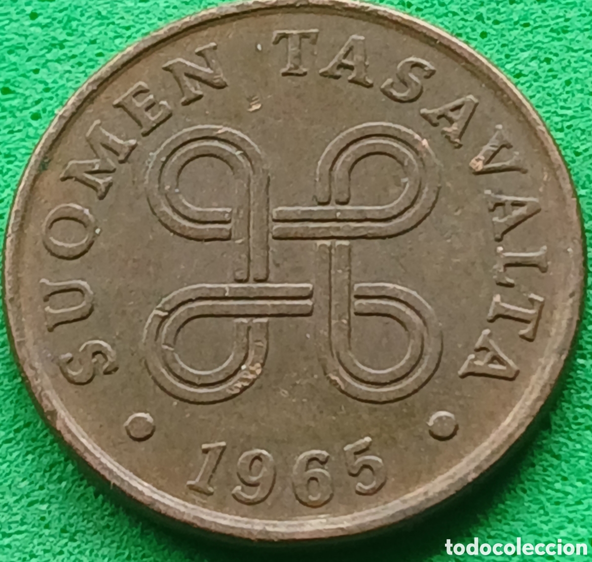Monedas antiguas de Europa: Finlandia 1 penni 1965 km#44