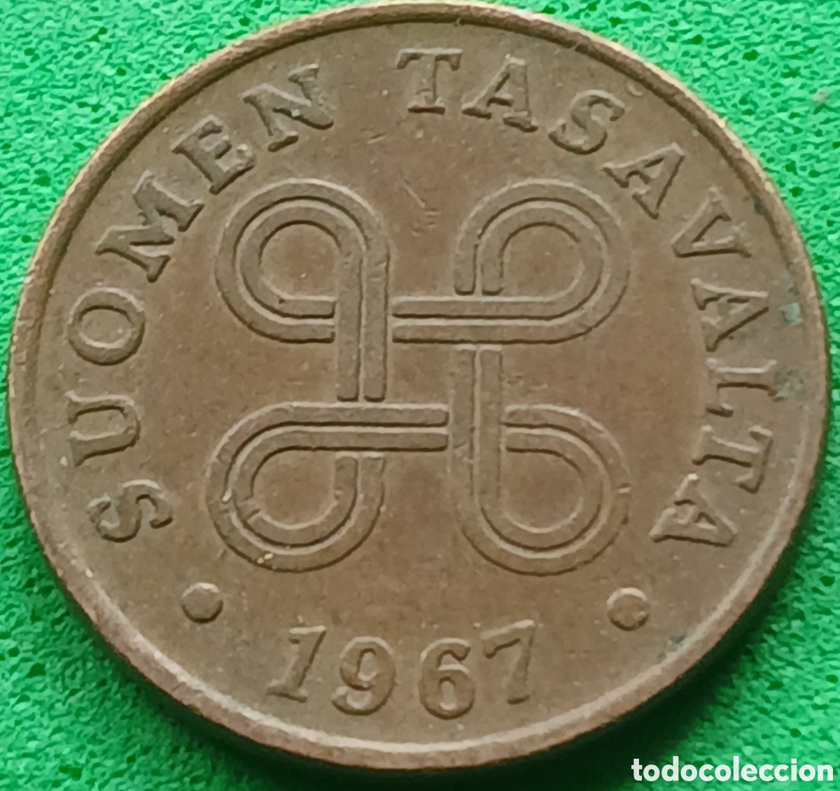 Monedas antiguas de Europa: Finlandia 1 penni 1967 km#44