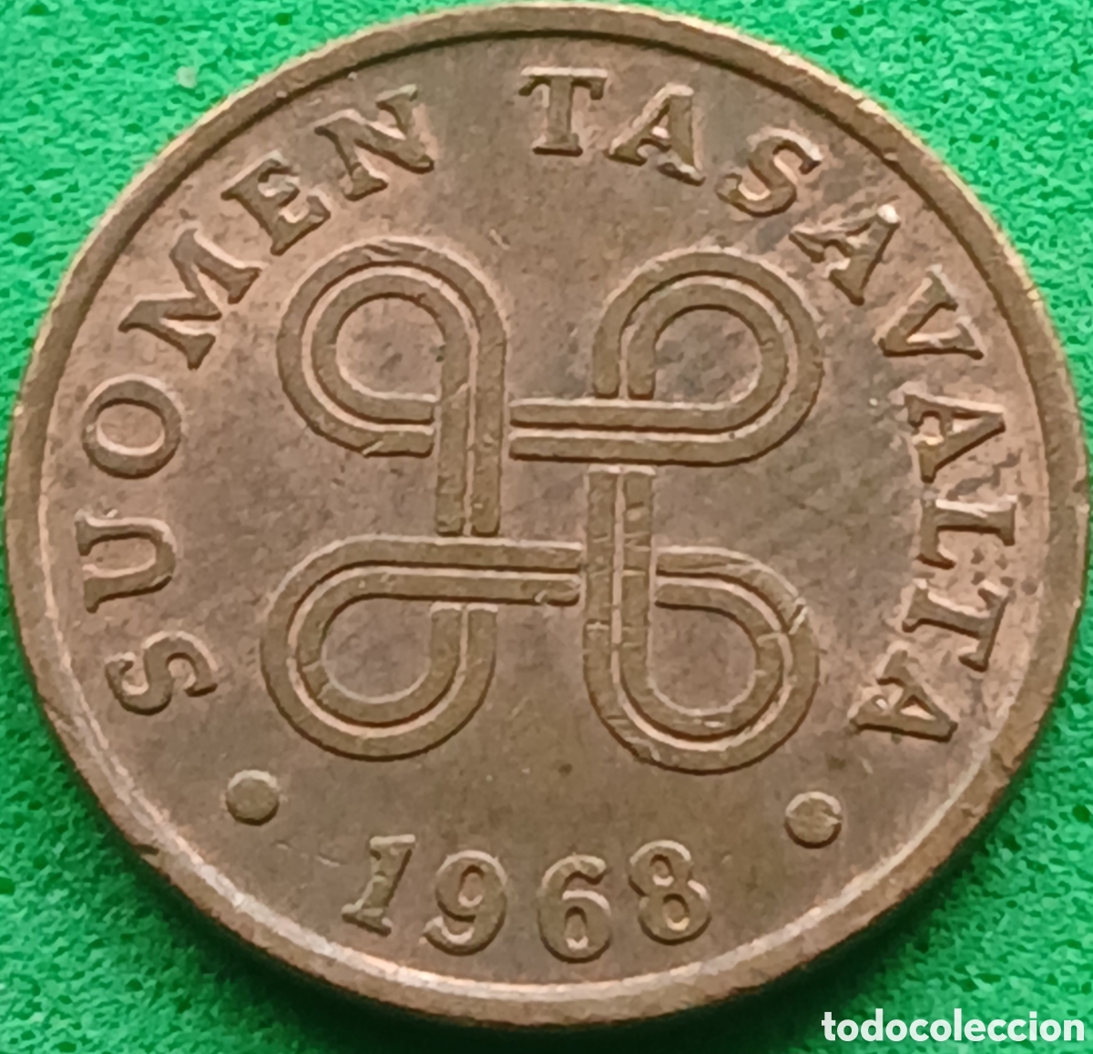 Monedas antiguas de Europa: Finlandia 1 penni 1968 km#44