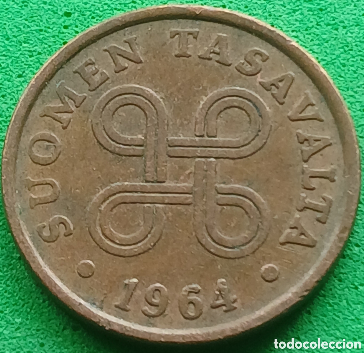 Monedas antiguas de Europa: Finlandia 5 pennia 1964 km#45