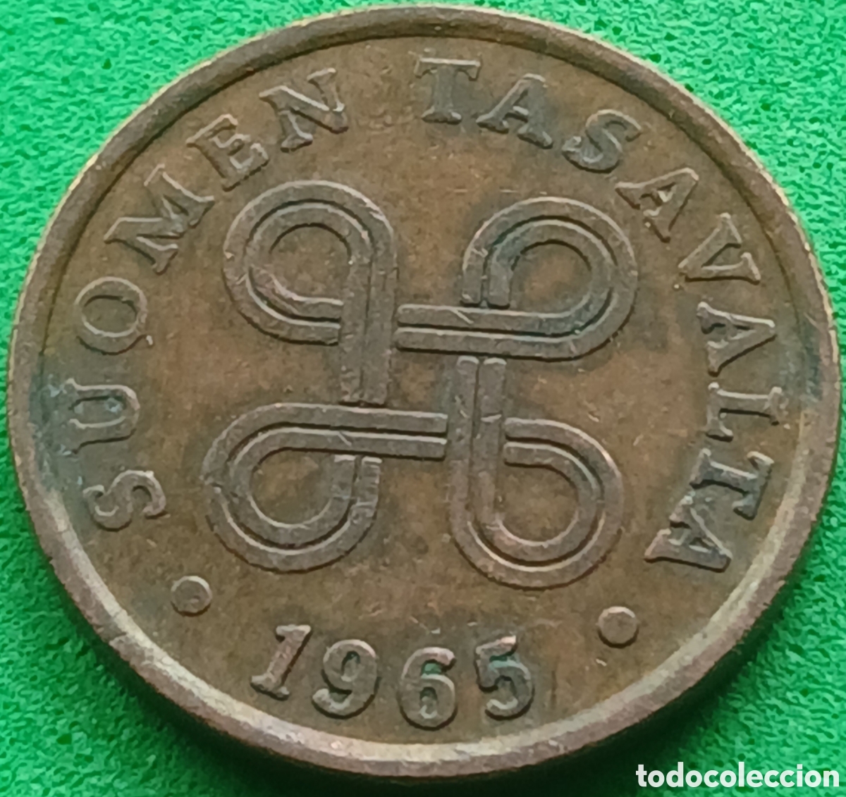Monedas antiguas de Europa: Finlandia 5 pennia 1965 km#45