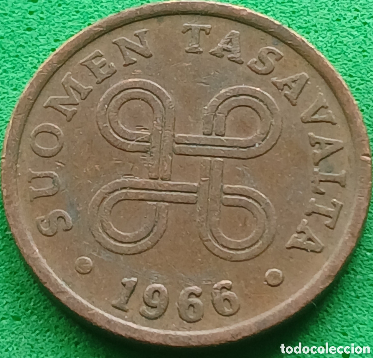 Monedas antiguas de Europa: Finlandia 5 pennia 1966 km#45