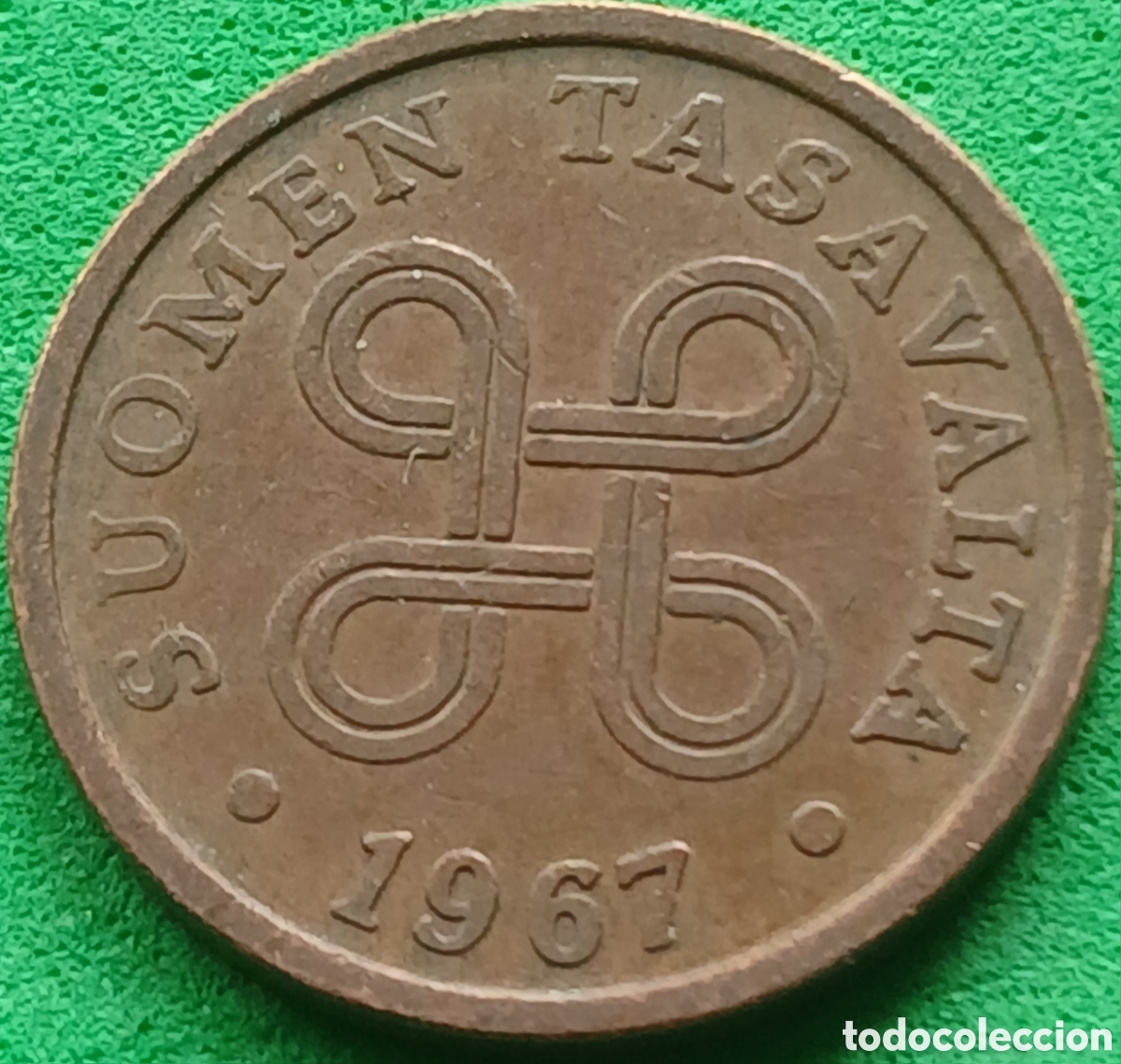 Monedas antiguas de Europa: Finlandia 5 pennia 1967 km#45