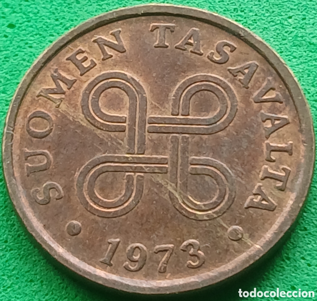 Monedas antiguas de Europa: Finlandia 5 pennia 1973 km#45