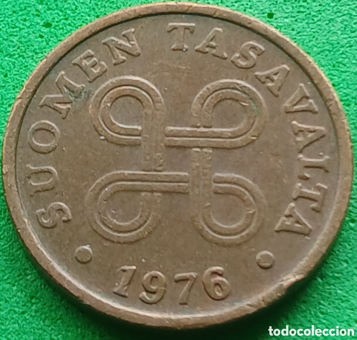 Monedas antiguas de Europa: Finlandia 5 pennia 1976 km#45