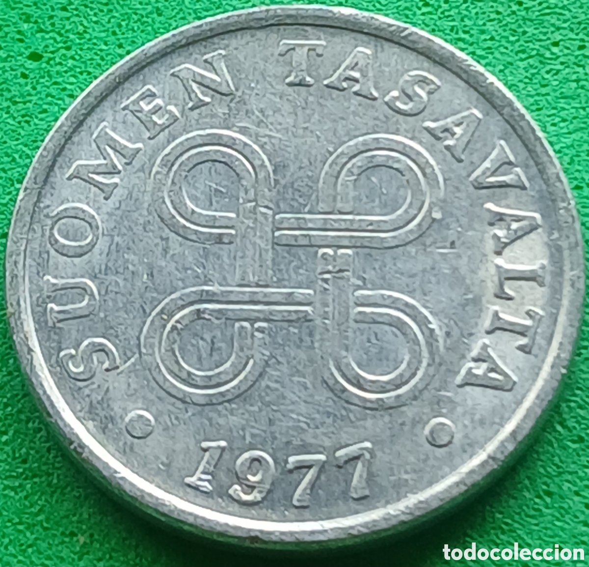 Monedas antiguas de Europa: Finlandia 5 pennia 1977 km#45a